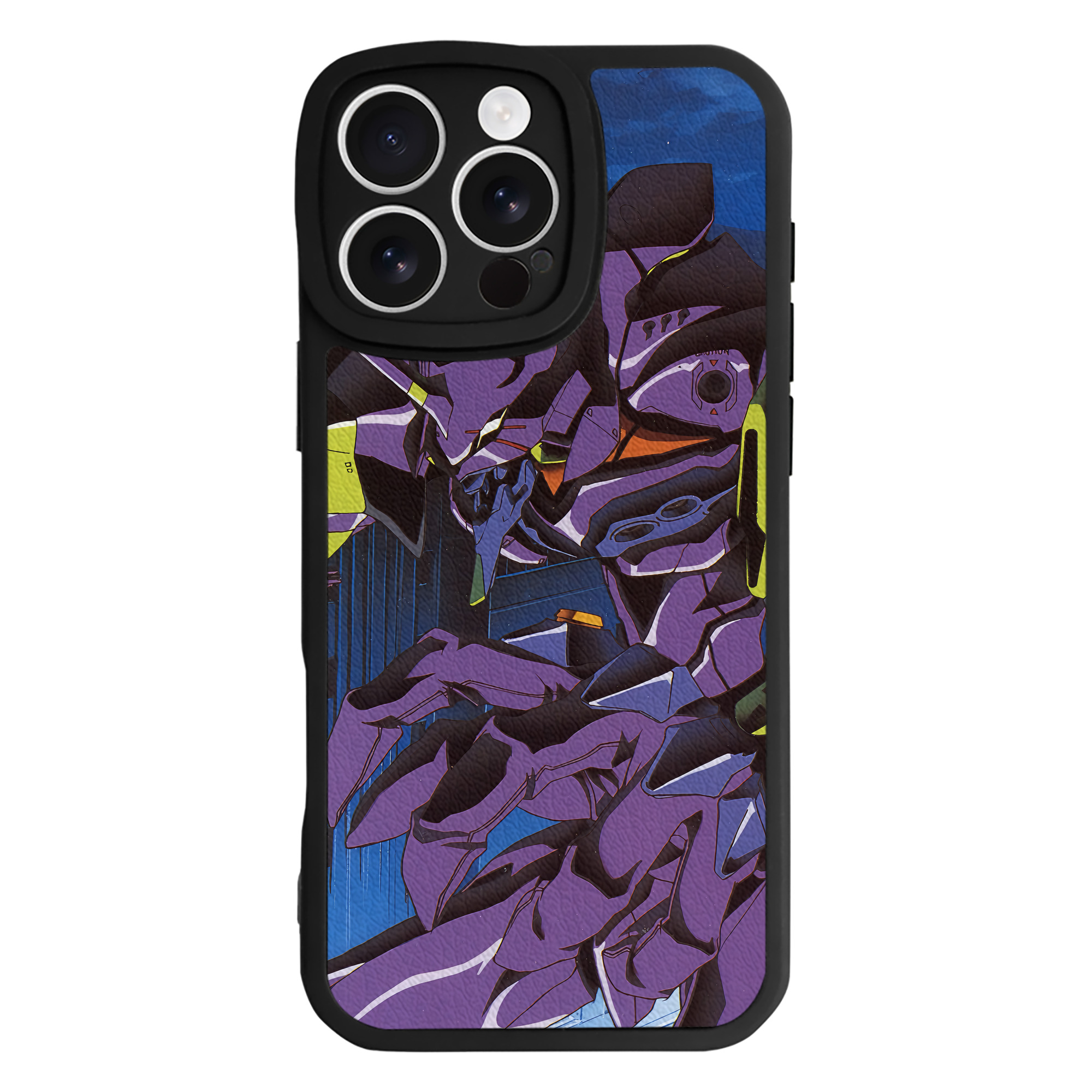 （画像用） EVA 新世紀エヴァンゲリオン 【iPhone 16シリーズ対応】シリコンスマホケース（レザー調） 材質：シリコン